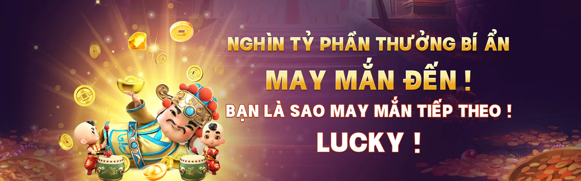 Máy quay Nổ Hũ với đồng tiền vàng và biểu tượng chiến thắng tại Vbet Link